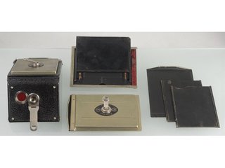 Rolleiflex: respaldo p/ placas y película en hojas