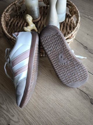 Zapatillas Barefoot Mujer Rosa y Blanco