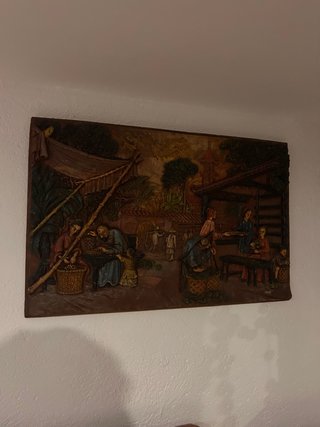 Cuadro Madera Asiático Colección