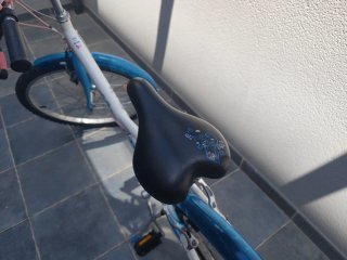 Bicicleta B'Twin Niña 24 Blanca y Azul