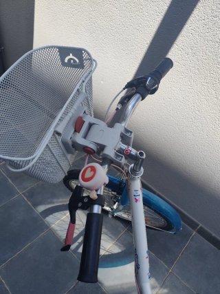 Bicicleta B'Twin Niña 24 Blanca y Azul