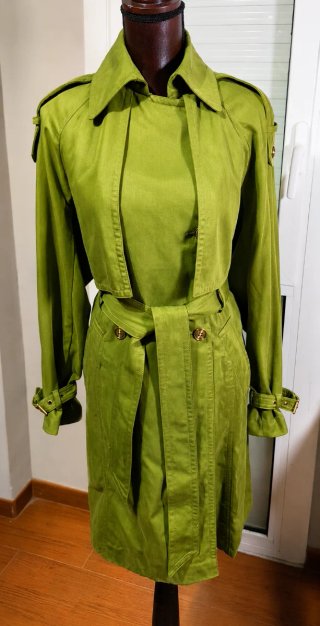 Gabardina Michael Kors original Verde Oliva. Nueva