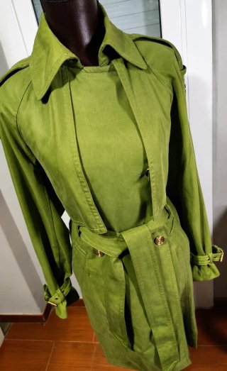 Gabardina Michael Kors original Verde Oliva. Nueva