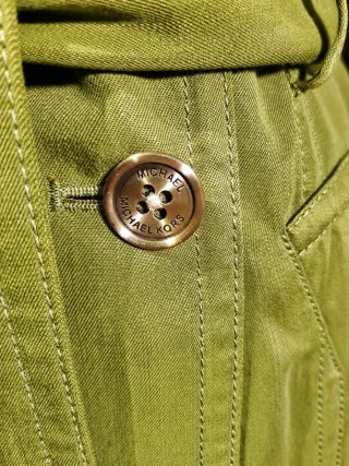 Gabardina Michael Kors original Verde Oliva. Nueva
