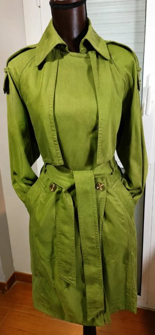 Gabardina Michael Kors original Verde Oliva. Nueva