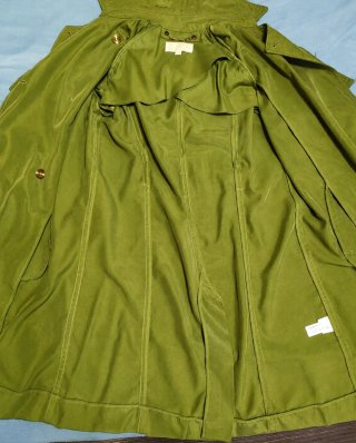 Gabardina Michael Kors original Verde Oliva. Nueva