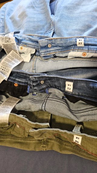 Lote 3 Pantalones Vaqueros JACK & JONES Talla M