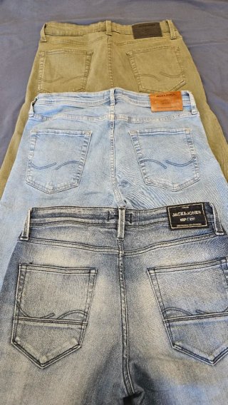 Lote 3 Pantalones Vaqueros JACK & JONES Talla M