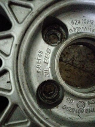 Llantas BBS 4 tornillos