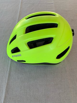 Casco de bicicleta Btwin amarillo