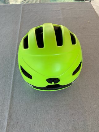 Casco de bicicleta Btwin amarillo