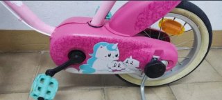 Urge!!! Bicicleta infantil Btwin 14' rosa