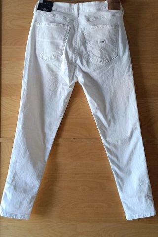 Pantalón Tommy Hilfiger Blanco Mujer Talla M