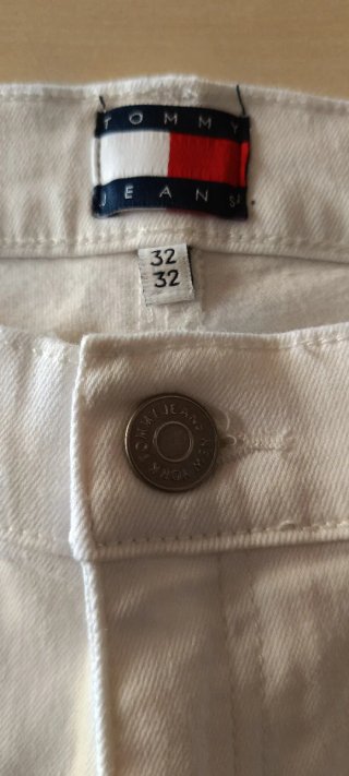 Pantalón Tommy Hilfiger Blanco Mujer Talla M