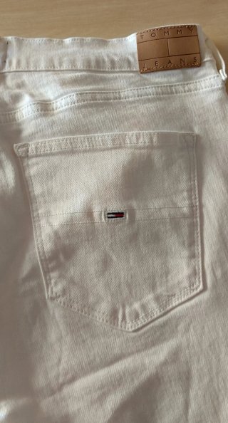 Pantalón Tommy Hilfiger Blanco Mujer Talla M