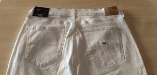 Pantalón Tommy Hilfiger Blanco Mujer Talla M
