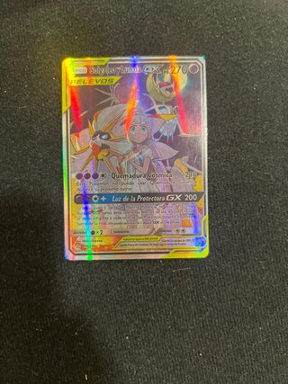 Carta Pokémon Solgaleo y Lunala GX 270 PS
