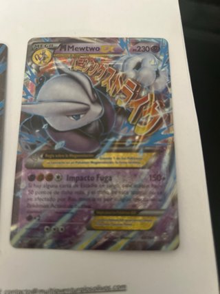 2 Cartas Pokémon Mega Mewtwo EX