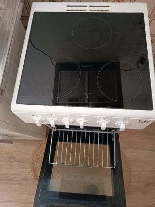 Cocina Eléctrica Beko Blanca