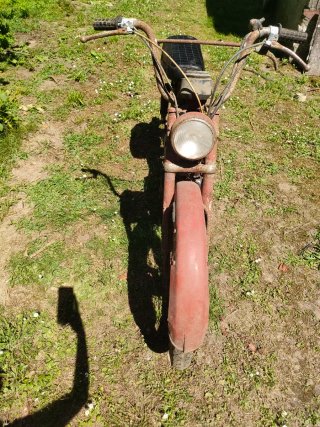 Puch Moped Roja Antigua