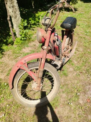 Puch Moped Roja Antigua