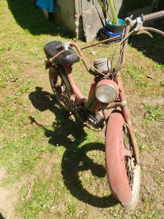 Puch Moped Roja Antigua