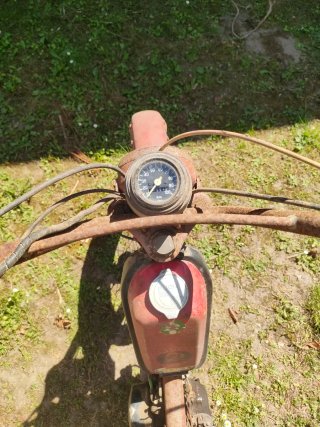 Puch Moped Roja Antigua