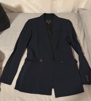Chaqueta Massimo Dutti Azul Marino