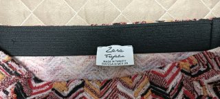 Falda Zara Multicolor