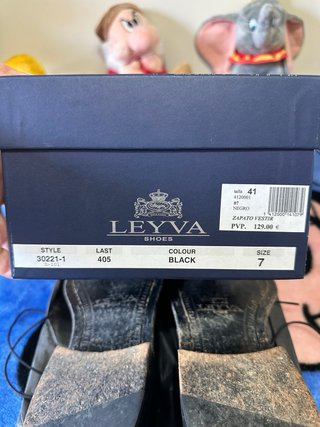 Zapatos de vestir negros para hombre T41