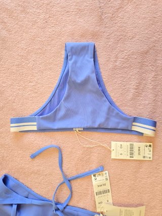 Bikini 3 piezas Oysho azul