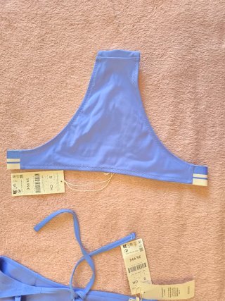 Bikini 3 piezas Oysho azul