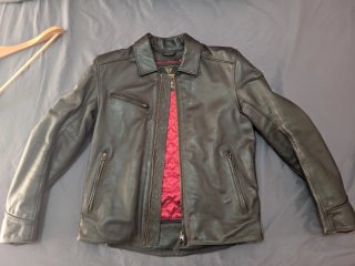 Chaqueta de Piel para Moto Triumph T. M