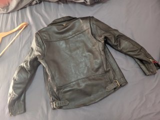 Chaqueta de Piel para Moto Triumph T. M