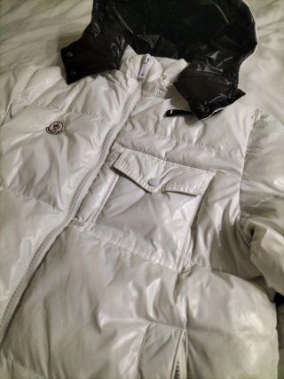 Chaqueta Moncler Blanca Acolchada