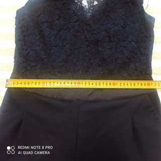 Mono negro encaje y pantalón