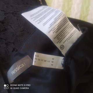Mono negro encaje y pantalón