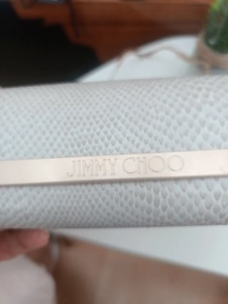 Gafas de sol Jimmy Choo doradas y rosas