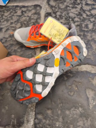 Scarpe Merrell Uomo Taglia 43 Grigio Arancio