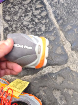 Scarpe Merrell Uomo Taglia 43 Grigio Arancio
