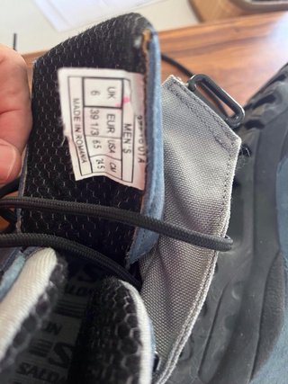 Botas Salomon Azul/Gris