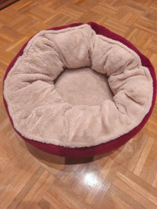 Letto per Gatti Rosso e Beige