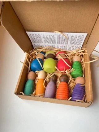Muñecos Waldorf Montessori Madera
