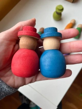 Muñecos Waldorf Montessori Madera