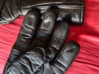 Guantes Cuero Vintage Moto Guardia Civil Tráfico