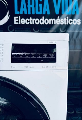 541.Lavadora Bosch 9 kilos EcoSilence Nueva Tara