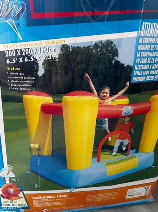 Castillo hinchable para niños