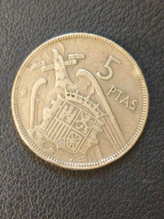 5 Pesetas 1957
