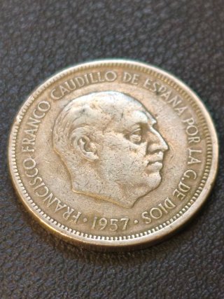 5 Pesetas 1957
