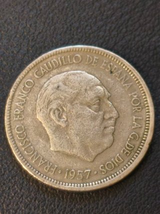 5 Pesetas 1957